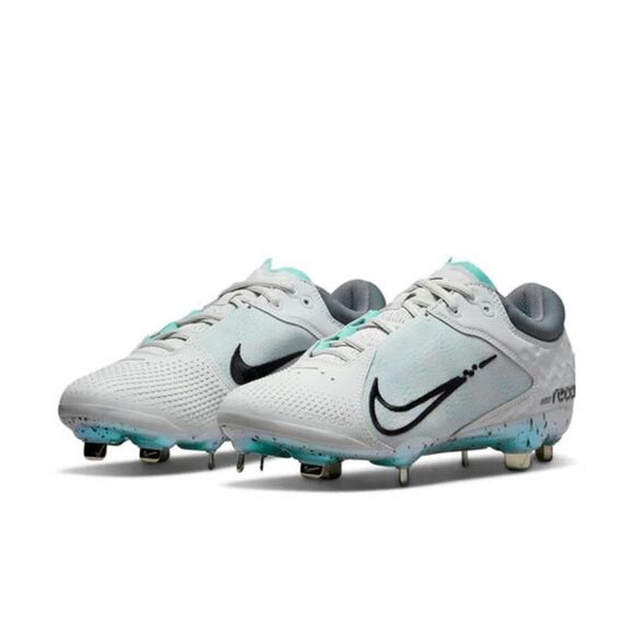 Nike Hyperdiamond 4 Elite CZ5917-003 Womens 7 Photon Dust Softball Cleats EEE860 - Picture 1 of 9